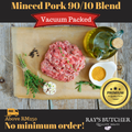 Fresh Pork Minced Meat 猪肉碎! 90% Meat-10% Fat Blend Vacuum Packed 500g