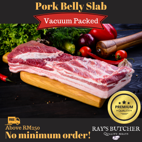 Fresh Pork Belly 新鲜五花肉! Vacuum Packed 500g/1kg